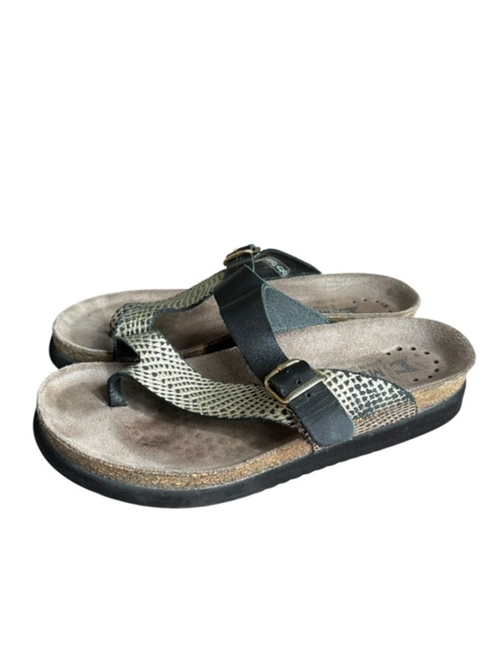 Mephisto Helen Mix Sandal (Women) - Black Cuba/Waxy size 38/ US 8